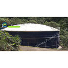 Serbatoio di stoccaggio di fanghi per il trattamento delle acque reflue con tetto a membrana o tetto in alluminio