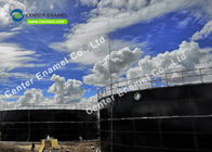 Serbatoi di stoccaggio di biogas in acciaio di 50000 galloni rivestiti di vetro con tetto a doppia membrana