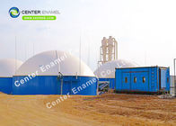 Serbatoi di accumulo di acqua di acciaio a bullone per digestori anaerobi Serbatoi di accumulo di biogas