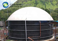 Serbatoi di biogas per allevamenti in acciaio rivestiti di vetro nelle aziende casearie alimentate a motore