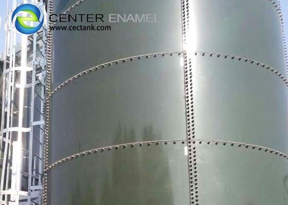 Serbatoi di stoccaggio di liquidi di vetro fuso in acciaio omologati ISO