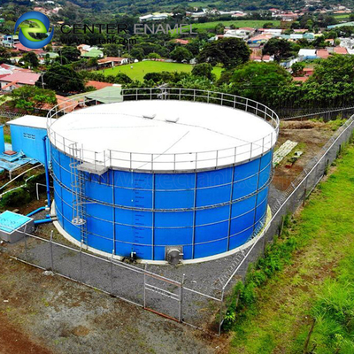 Serbatoi di contenimento delle acque reflue in acciaio a bullone per il progetto di trattamento delle acque reflue municipali