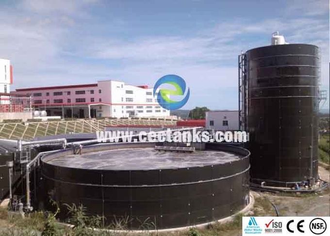 Impianti di biogas Serbatoi in acciaio fuso in vetro Alta prestazione Durezza 6,0 Mohs 1