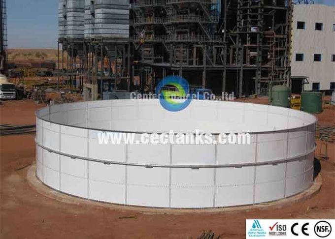 Impianti di biogas Serbatoi in acciaio fuso in vetro Alta prestazione Durezza 6,0 Mohs 0