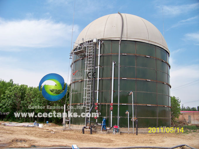 1 -4MW Biogas Power Plant EPC Turnkey BOT BTO Servizio di progetto con serbatoi di stoccaggio in vetro fuso in acciaio 1