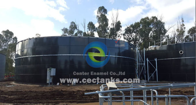 Serbatoio di stoccaggio del biogas in vetro fuso in acciaio resistente alla corrosione e a basso costo di manutenzione 0