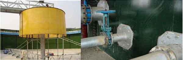 Reattore verde EGSB Serbatoi di stoccaggio delle acque reflue Resistenza alla corrosione 0