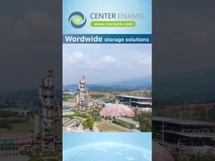 Serbatoi di acciaio rivestiti di vetro di smalto per lo stoccaggio dell'acqua potabile