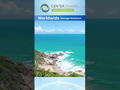 Serbatoi di acque reflue di vetro fuso in acciaio con una durata di 30 anni