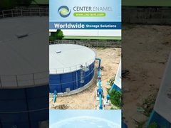 Serbatoi GFS con tetto a membrana con vetro ad alte prestazioni fuso in acciaio