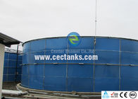 Serbatoio di acqua in acciaio da 10000 / 10K galloni / serbatoio di accumulo di acqua rivestito di vetro per impianti di biogas