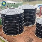 Serbatoio idrico in acciaio cilindrico GFS per progetti di irrigazione agricola