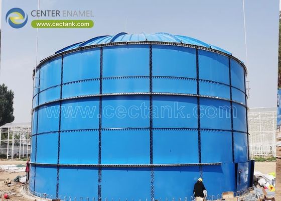 Benefici per l'ambiente e la sicurezza Serbatoi in acciaio rivestiti di epossidi per lo stoccaggio del biogas