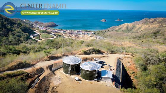 Il tetto geodesico in alluminio di Center Enamel risplende nel progetto di acqua potabile in Costa Rica