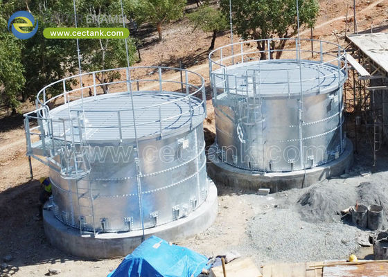 Installazione ed efficienza operativa Serbatoi d'acqua in acciaio galvanizzato per la conservazione dell'acqua da fuoco