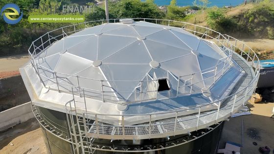 Tetti geodesici in alluminio resistenti per serbatoi di acqua potabile