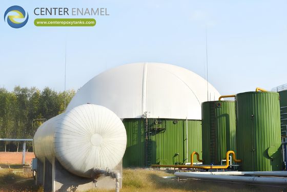 Coperture a doppia membrana resistenti alle intemperie per sistemi di digestione anaerobici