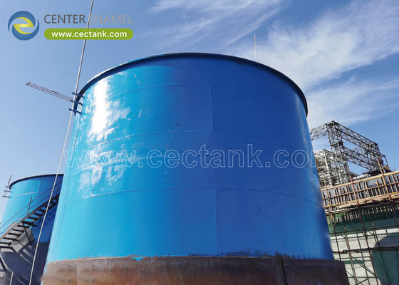 Serbatoio di accumulo di olio di smalto centrale con fondazione in cemento
