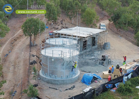 AWWA D103 Serbatoi di acciaio galvanizzato standard per la conservazione dell'acqua di protezione antincendio