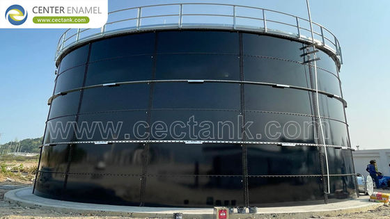Serbatoio in acciaio per raccolta dell'acqua piovana con doppio rivestimento di smalto per irrigazione agricola