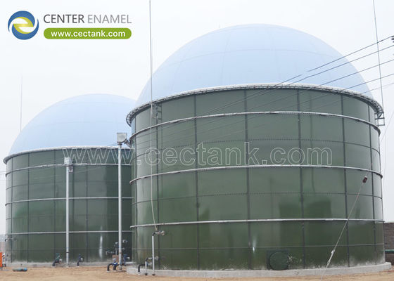 Serbatoi di biogas a vetro fuso in acciaio ad alta tenuta, con una capacità compresa tra 20m3 e 60.000m3: soluzioni affidabili ed efficienti per lo stoccaggio del biogas
