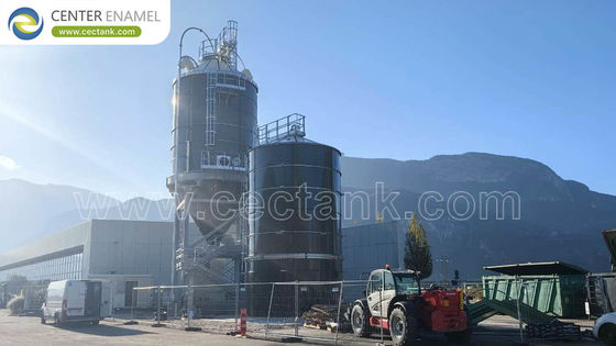 Serbatoi di vetro fuso in acciaio come silos di stoccaggio del grano per lo stoccaggio del mais e dei semi: la soluzione ideale per l'efficienza agricola