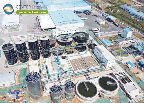 Serbatoi industriali di acqua di vetro fuso in acciaio per impianti di trattamento delle acque reflue di Coca-Cola