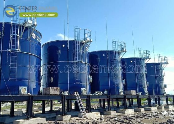 Serbatoi di stoccaggio di lixiviazione GLS per discariche e progetti di trattamento delle acque reflue