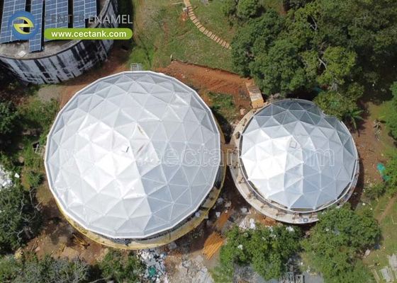 Soluzioni per l'elevazione dei serbatoi: la meraviglia dei tetti di cupola di alluminio autosostenuti per serbatoi di stoccaggio