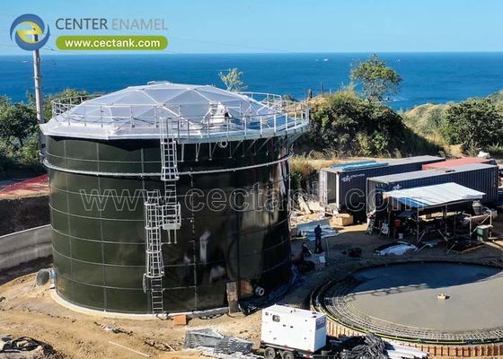 NSF 61 Serbatoi di stoccaggio dell'acqua in acciaio rivestiti di vetro per applicazioni di stoccaggio di liquidi e di grassi secchi