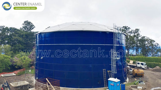 Serbatoi di stoccaggio di liquidi in acciaio rivestiti di vetro con tetti in FRP   Soluzioni durevoli e resistenti alla corrosione