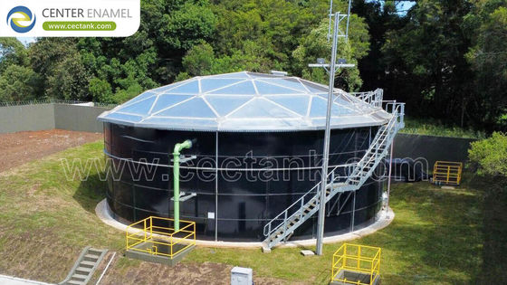 Serbatoi di stoccaggio dell'acqua in acciaio saldato di smalto centrale progettati per prestazioni robuste e affidabilità duratura