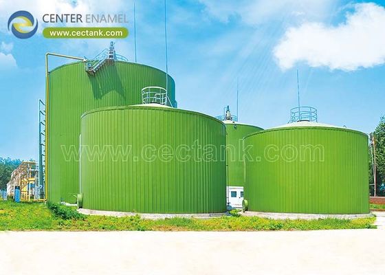 Serbatoi di acciaio rivestiti di vetro come reattori di serbatoi a mescolazione continua (CSTR) negli impianti di biogas