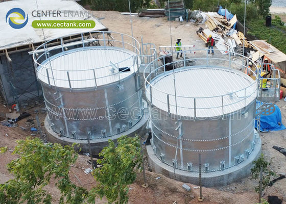 Serbatoi in acciaio galvanizzato fuso in vetro per soluzioni di stoccaggio dell'acqua in acciaio galvanizzato affidabili ed economiche