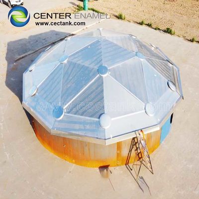 Center Enamel può fornire tetti in cupola di alluminio per i serbatoi di stoccaggio del petrolio greggio del Sud Sudan