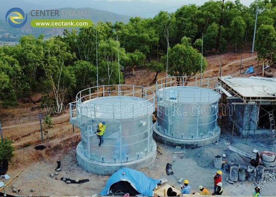Produttore di serbatoi di stoccaggio dell'acqua industriali galvanizzati a bullone