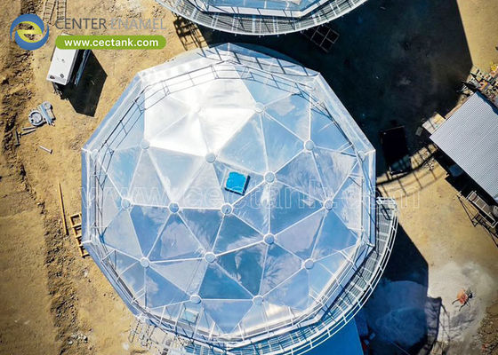 Center Enamel: Eleva lo stoccaggio industriale dell'acqua con soluzioni avanzate di copertura a cupola in alluminio