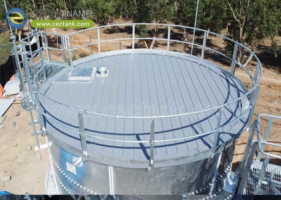 Serbatoi imbullonati in acciaio zincato versatili per lo stoccaggio dell'acqua nei cantieri