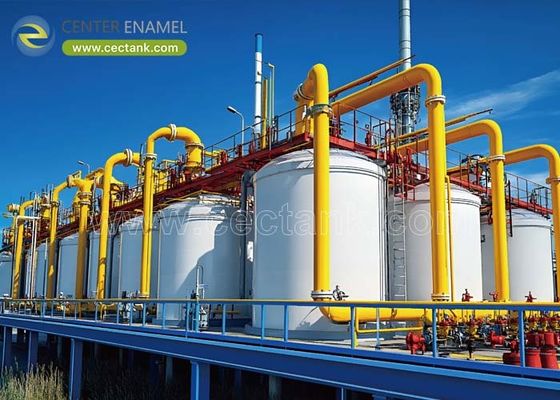 Cisterne di acciaio saldato di smalto costruite per durare fino al centro Durabilità e longevità ineguagliabili per lo stoccaggio del petrolio greggio