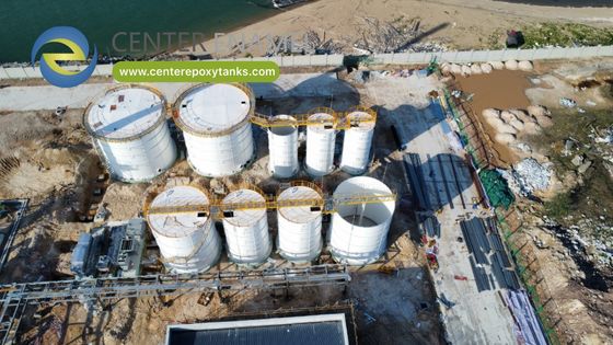 Serbatoi di acciaio con bulloni per l'acqua potabile rivestiti di epossidi: assicura acqua potabile sicura e pulita