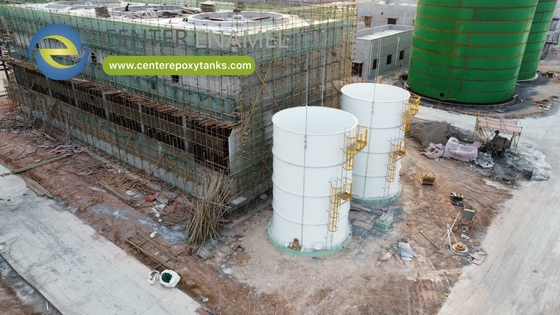 Serbatoi a bullone in acciaio rivestito con epossidica per rifiuti agricoli: gestisce i sottoprodotti liquidi delle aziende agricole