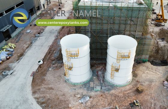 Serbatoi a bullone in acciaio rivestito con epossidica per lo stoccaggio alimentare: soddisfa i severi standard di sicurezza alimentare