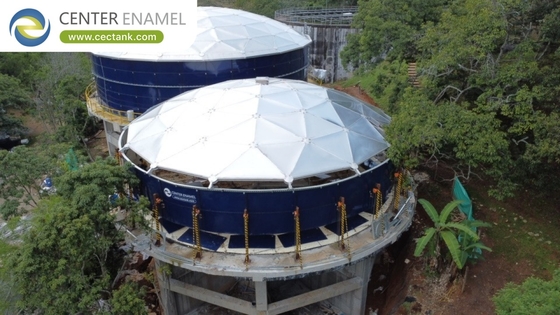 Tetti geodesici di cupola in alluminio per serbatoi idraulici di olio