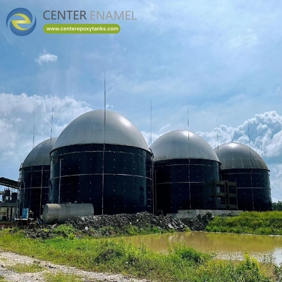 Tetti a doppia membrana per digestori di biogas per stalco di grano: immagazzina biogas proveniente dalla biomassa agricola.