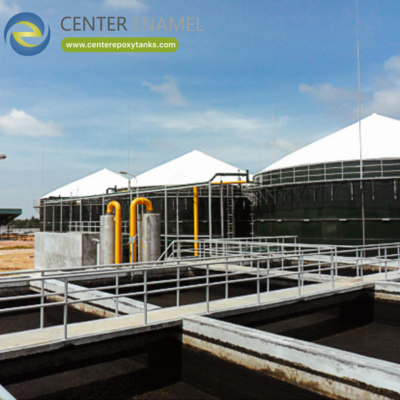Serbatoio di biogas per impianti di trasformazione alimentare: il contenitore principale per la digestione del biogas.