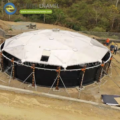Cupola geodetica in alluminio per serbatoi di stoccaggio dell'acqua agricola: protegge l'acqua agricola dagli agenti inquinanti