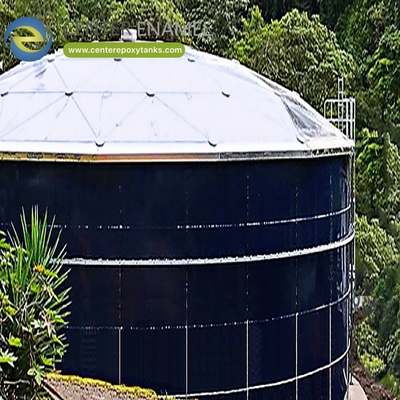 Cupola geodetica in alluminio per tetti di vasche di trattamento delle acque reflue: Una copertura sigillata per i processi di trattamento