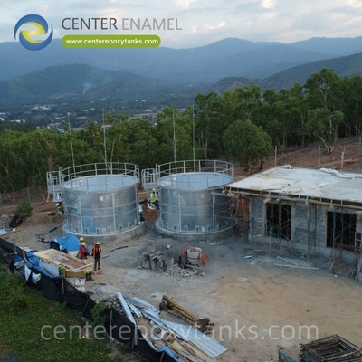 Galvanized Steel tank for Warehouse Fire Water Supply: Provides Essential Water Containment for Industrial Buildings