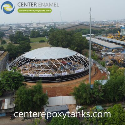 Tetto galleggiante esterno per serbatoi di stoccaggio di lubrificanti in acciaio saldato: protegge i lubrificanti di alto valore dall'umidità e dagli agenti contaminanti degradanti