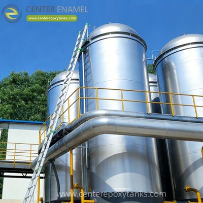 Serbatoi di acciaio saldato per il deposito di combustibile rotondo: presenta un design circolare che ottimizza la distribuzione della pressione e la stabilità strutturale